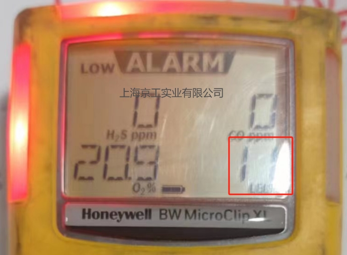 BW氣體檢測儀報警