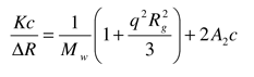 image of Zimm equation